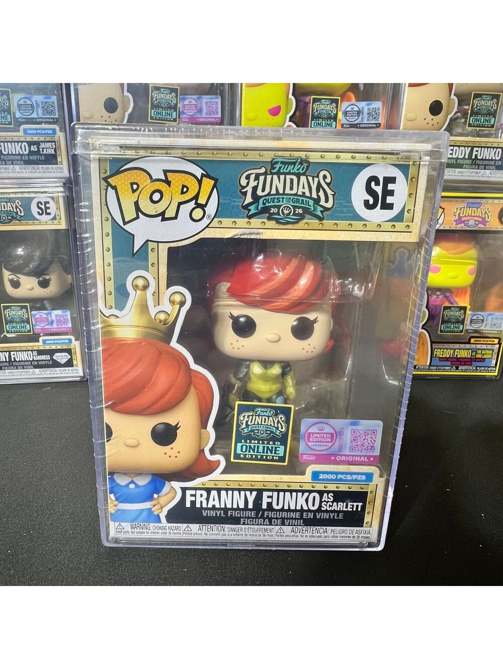 Funko Pop Franny Funko as Scarlett Fundays Quest for the Grail LE 2000 SE